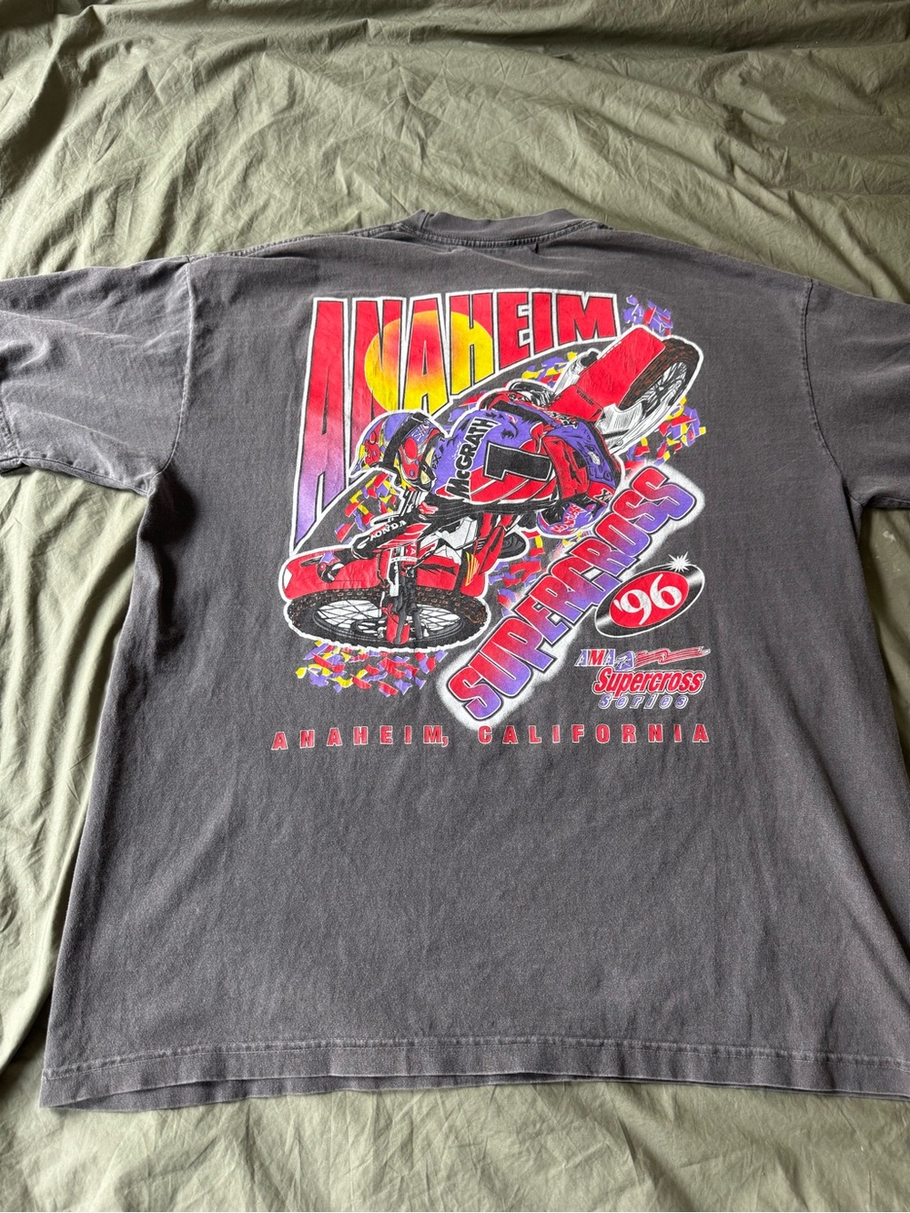Anaheim Supercross '96 Graphic Tee - Black